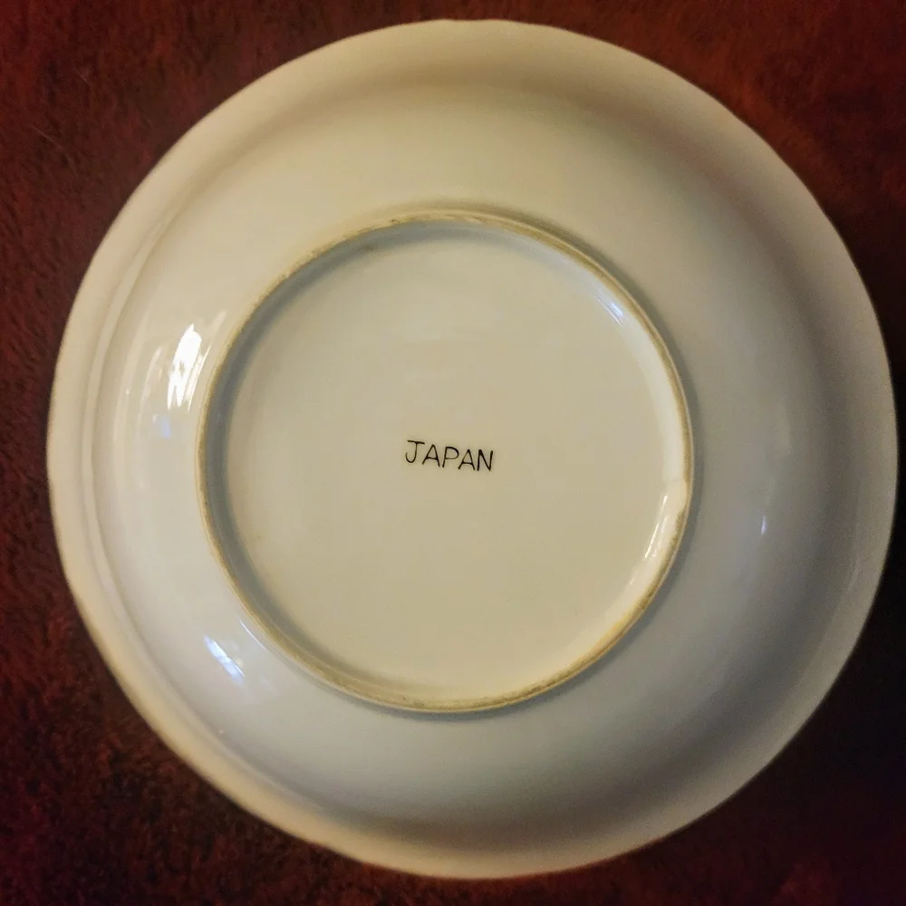 Vintage Westwood Bone China Elegant Lusterware Floral Gold Rim Serving Bowl - Picture 5 of 6